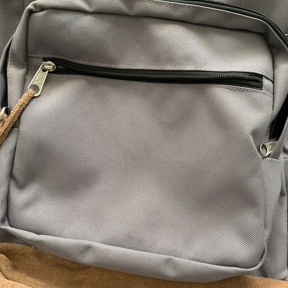 Jansport Bags Jansport Leather Suede Bottom Full Size Backpack Read